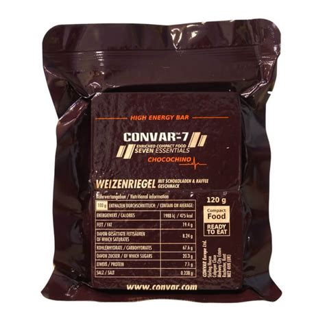 CONVAR 7 High Energy Bar Chocochino 120 G Kaufen LivingActive De