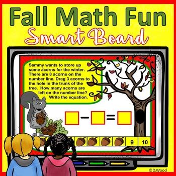 SMART Board Activities | Fall SMART Board Math Activities by Debbie Wood