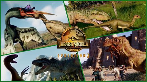 Dynamic Dinosaur Battles And Hunting Videos Seen In Jurassic World