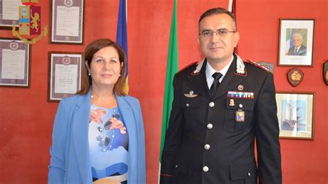 Il Nuovo Colonnello Dei Carabinieri Di Ragusa Rosciano In Visita Dal