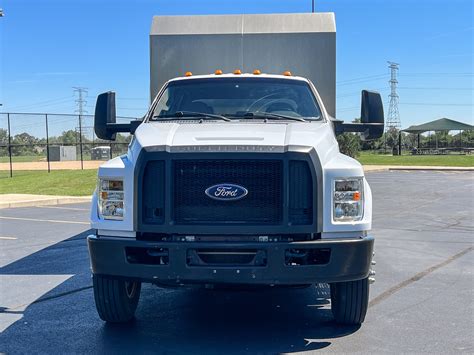 Used 2017 Ford F 750 Super Duty Crew Cab Chipper Truck Powerstroke Diesel Automatic Low