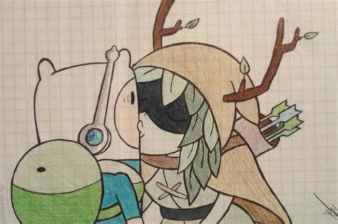 Finn And Huntress Wizard Kiss By Mahmusx On Deviantart