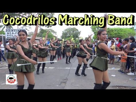 Cocodrilos Marching Band En Desfile Del Correo De Acajutla