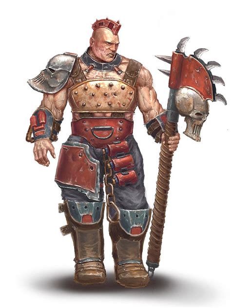 Splitter Korg The Necromunda Ganger Andrey Nyarl Warhammer Art