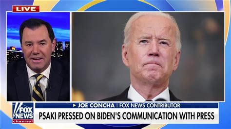 Joe Concha Rips Jen Psaki As Patently Patronizing Over Bidens