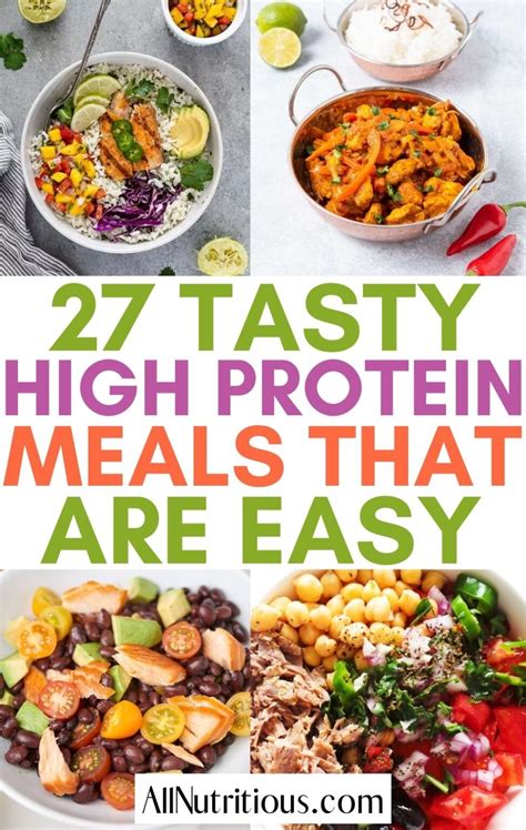 27 Easy High Protein Meals That Ll Fill You Up All Nutritious