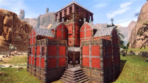 Conan Exiles Khitan Tower Home Build Guide Youtube