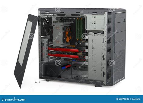 Computer System Unit Stock Illustration Illustration Of Chassis 58275203