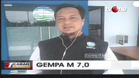 Penjelasan Kepala Stasiun Geofisika BMKG Ternate Soal Gempa Talaud