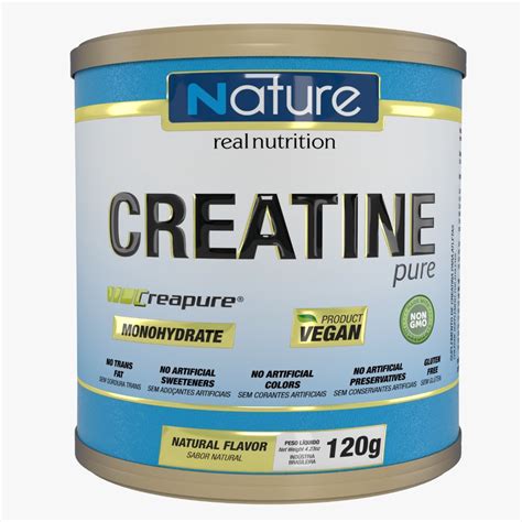 Creatine Pure Creapure 120g Nature Real Nutrition Submarino