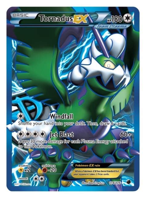 Pokémon Tcg Tornadus Ex Full Art Pokémon Tcg Pokemon Cards Pokemon