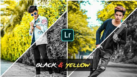 Lightroom Black And Yellow Tone Editing Lightroom New Editing