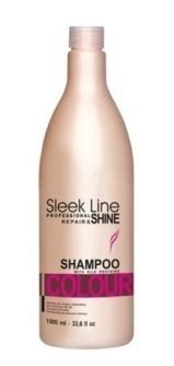 STAPIZ Szampon do włosów farbowanych Sleek Line Colour 1L cena