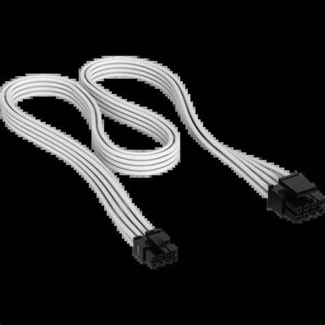 Premium Individually Sleeved EPS12V Cable Type 5 Gen 5 White