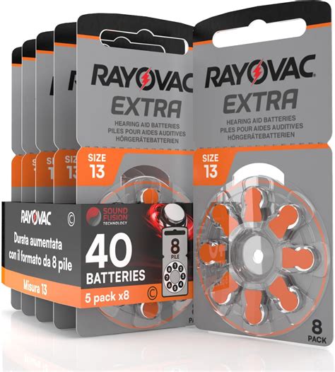 Piles Pour Appareils Auditifs Rayovac Extra Ampoules De