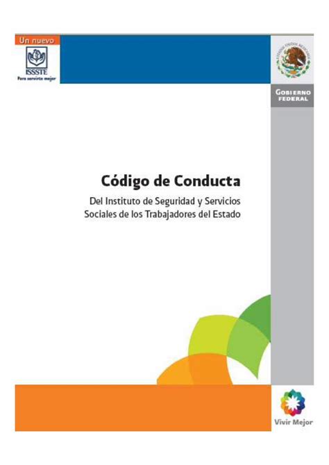 PDF CODIGO CONDUCTA 13 Nov 08 Ppt VERSION FINALissste Cmn20n Gob Mx