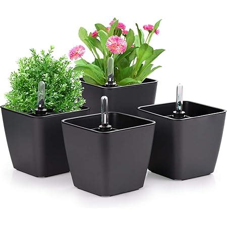 T4U D Arrosage Automatique Pots De Fleurs 15 5 13CM Plantes En