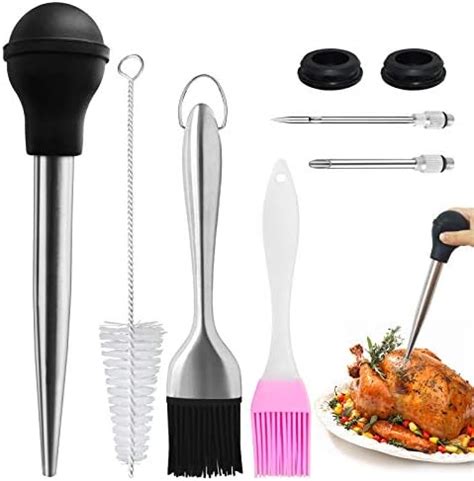 Stainless Steel Turkey Baster Baster Syringe For Cooking Meat