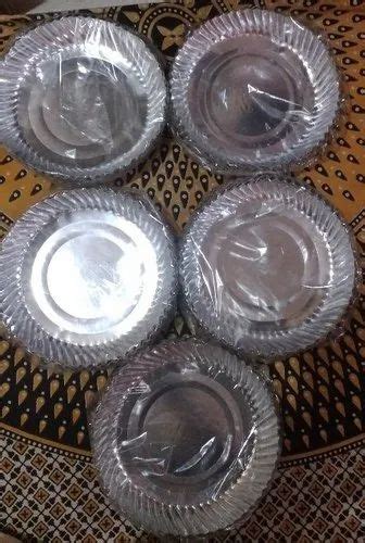 Silver Paper Plates Size No 10 At Rs 23 Pack Singapura Bengaluru