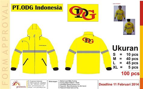 Client Success Jaket Pt Odg Indonesia Pronesia Konveksi Seragam