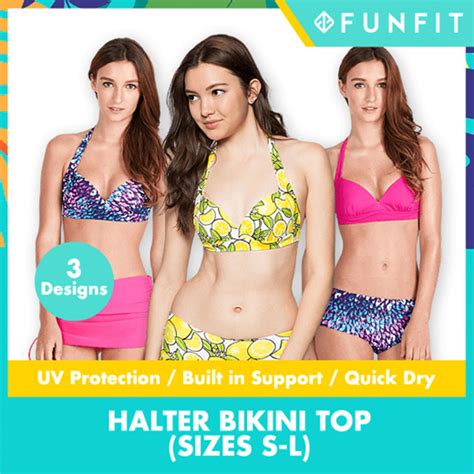 Qoo10 FUNFIT Halter Bikini Top Variety 속옷 양말