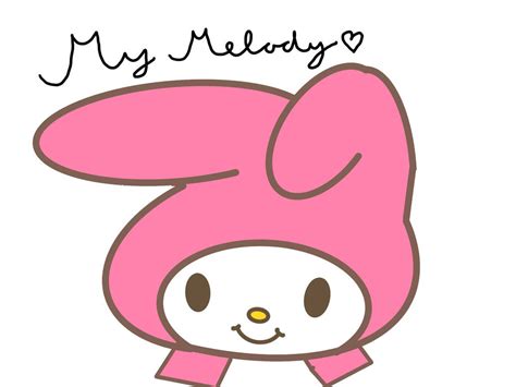 My Melody Drawing by KotoriFanGirl on DeviantArt