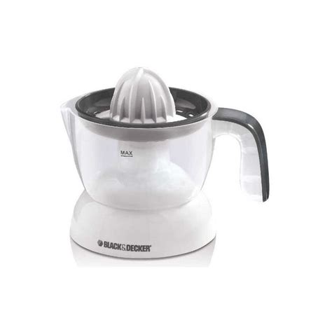 Black Decker Citrus Juicer 0 5 Litre 30 Watt White CJ200