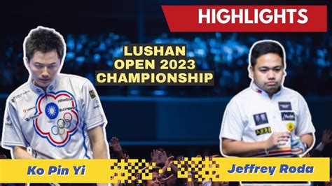 Ko Pin Yi Vs Jeffrey Roda Lushan Open Highlights Youtube