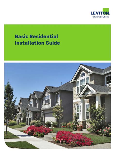 Basic Residential Installation Guide | PDF | Cable Television ...