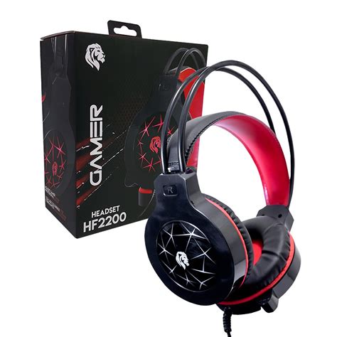 Headset Gamer Hayom HF2200 Driver 40mm 2x P2 USB Omnidirecional