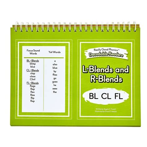 Really Good Phonics™ Decodable Readers Flip Chart – L- and R-Blends and ...