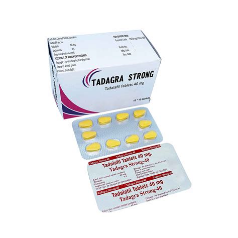 Buy Online Tadagra Strong Tadalafil 40mg Tablets Buystrip