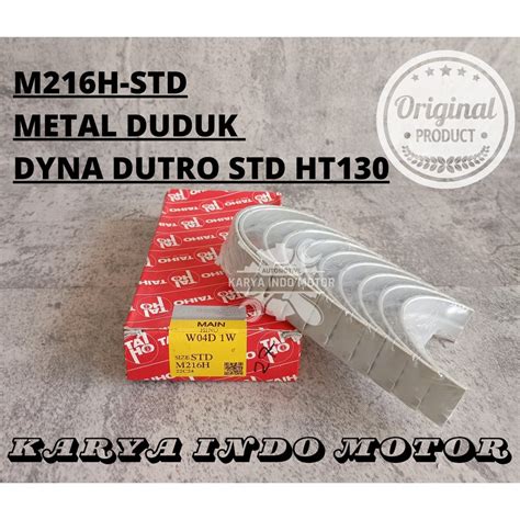 Jual MAIN BEARING METAL DUDUK HINO DUTRO 130 WO4D M216H STD Shopee