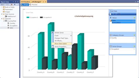 Ssrs 3 D Clustered Column Chart