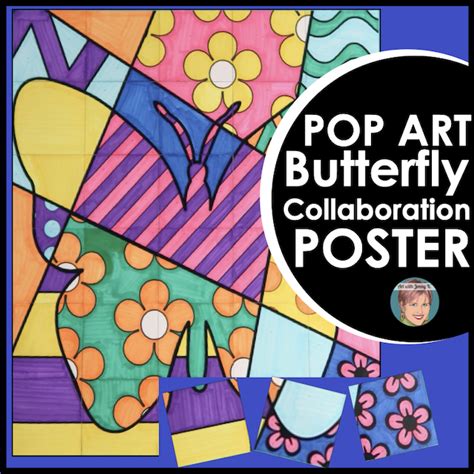 Spring Butterfly Activity Collaboration Poster Art With Jenny K