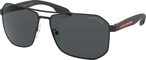 Amazon Prada Linea Rossa Ps Vs Dg Z Sunglasses Black Rubber