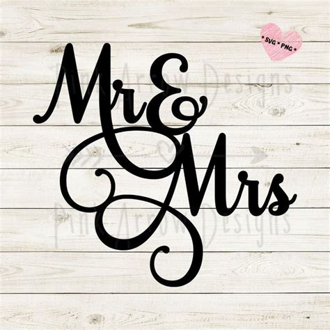 Mr Mrs Svg Mr And Mrs Cake Topper Svg Wedding Cake Topper Svg Mr