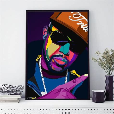 Mixi Collection Hiphop Rapper Wpap Art Poster Matte Wall Art Etsy