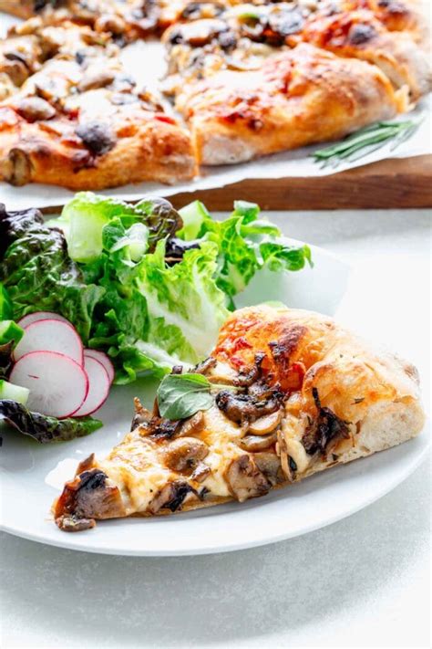 Easy Homemade Mushroom Pizza Recipe