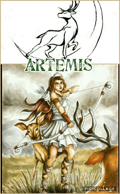 Artemis Was The Goddess Of Hunting The Wilderness Wild Animals And