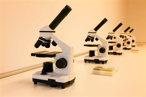 White and Black Microscope · Free Stock Photo