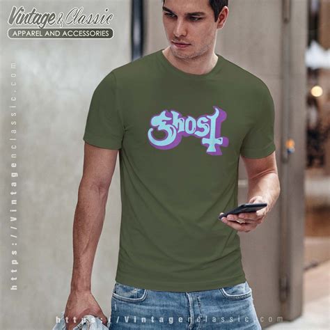 Ghost Shirt Ghost Seven Inches Of Satanic Panic Logo Shirt ...