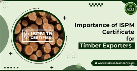 importance  ispm certificate  timber exporters