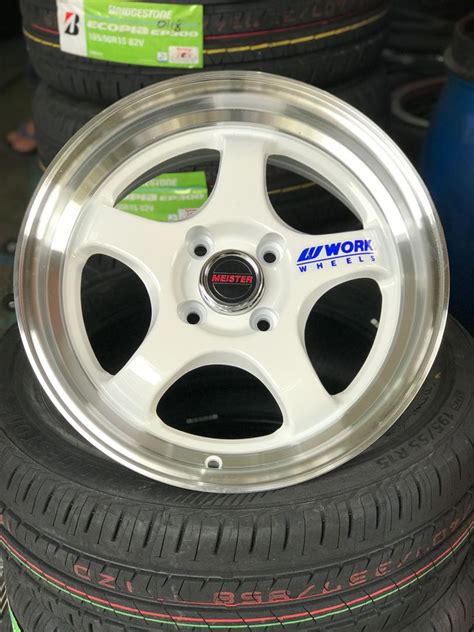 Work Miestar S1 15 Inch Sports Rim Jazz Saga Flx Blm Wira Auto