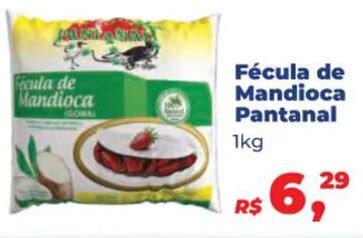 Fécula de Mandioca Pantanal 1kg oferta na Camiño supermercados