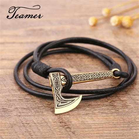 Acheter Bracelet Viking Bracelet Hache Viking Bijoux Vikings Homme