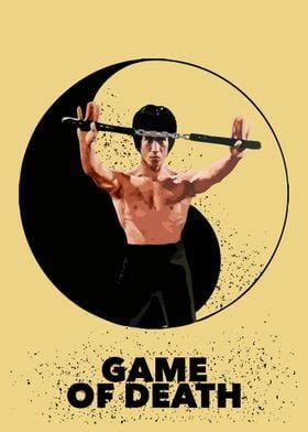 Man Of Stick Poster By Memories Poster Displate Bruce Lee Photos