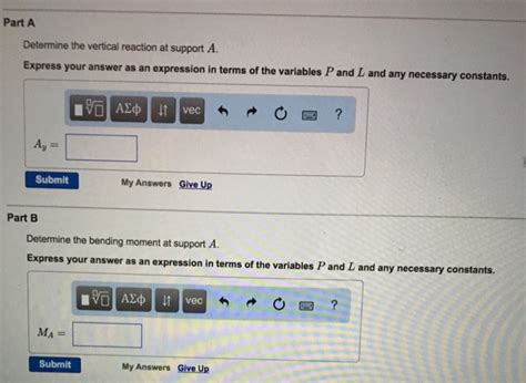 Solved Part A Determine The Vertical Reaction At Support A Chegg