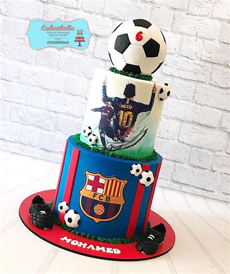 Barcelona Messi Cake Decorated Cake By Cakeaholic22 CakesDecor