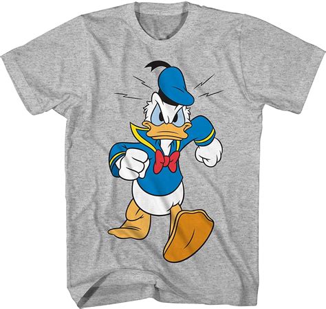 Disney Mens Donald Duck Shirt Classic Vintage Donald Duck Tee Shirt